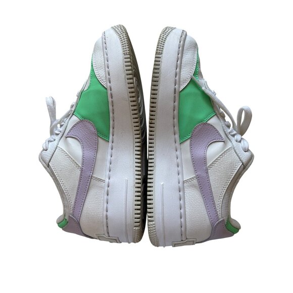 Nike Air Force 1 women's Sz 9.5 Shadow White Infinity Lilac - Picture 8 of 10